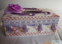 精致生活新選擇 帶珠蕾絲布藝紙巾盒，家居收納的點睛之筆